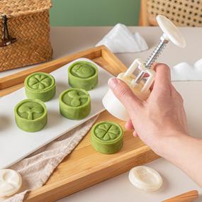 工厂店天猫月饼模具家用压花手压式做绿豆糕的模型柿子印具冰皮糕点